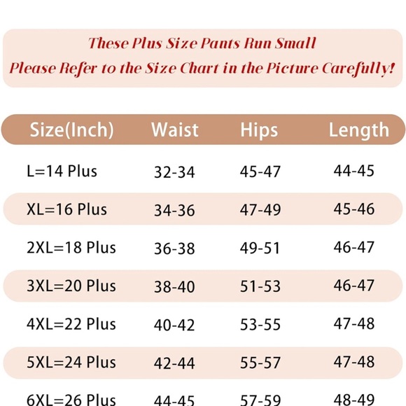 NWT Plus Size Pants for Women SZ 14w - Picture 5 of 8